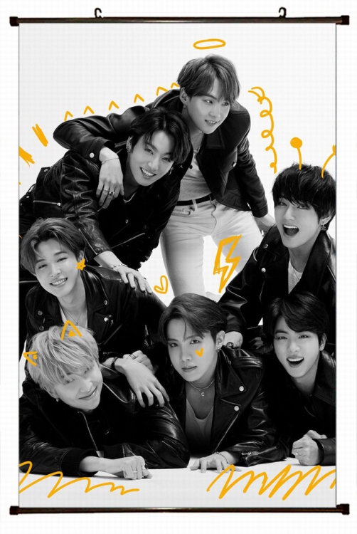 BTS Plastic pole cloth painting Wall Scroll 60X90CM preorder 3 days BS-836 NO FILLING