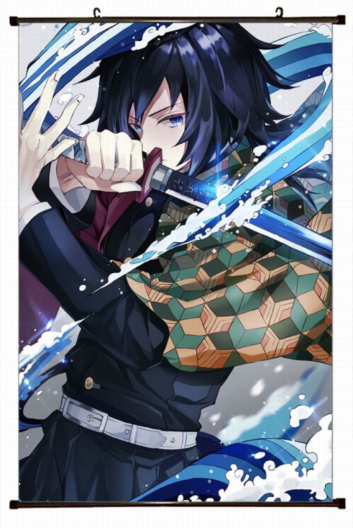 Demon Slayer Kimets Plastic pole cloth painting Wall Scroll 60X90CM preorder 3 days G4-100 NO FILLING