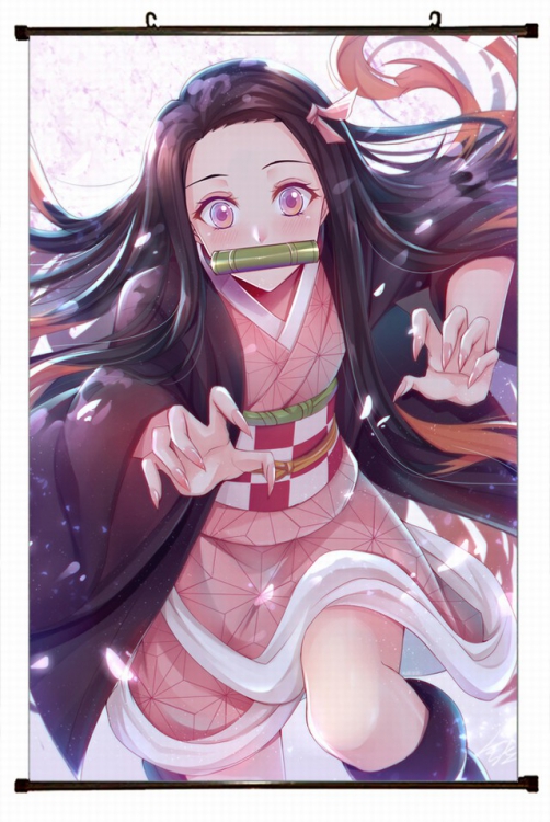 Demon Slayer Kimets Plastic pole cloth painting Wall Scroll 60X90CM preorder 3 days G4-107 NO FILLING