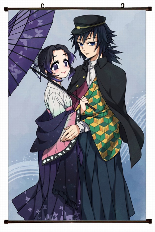 Demon Slayer Kimets Plastic pole cloth painting Wall Scroll 60X90CM preorder 3 days G4-137 NO FILLING