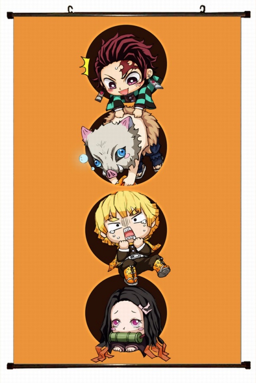 Demon Slayer Kimets Plastic pole cloth painting Wall Scroll 60X90CM preorder 3 days G4-185 NO FILLING