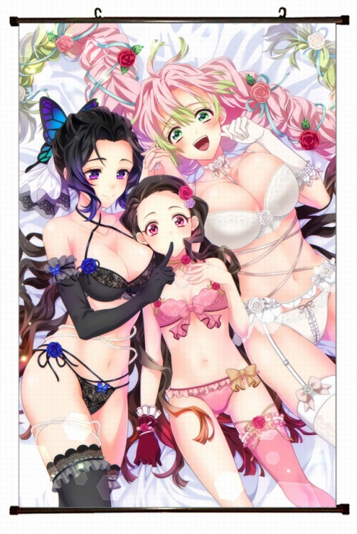 Demon Slayer Kimets Plastic pole cloth painting Wall Scroll 60X90CM preorder 3 days G4-192 NO FILLING