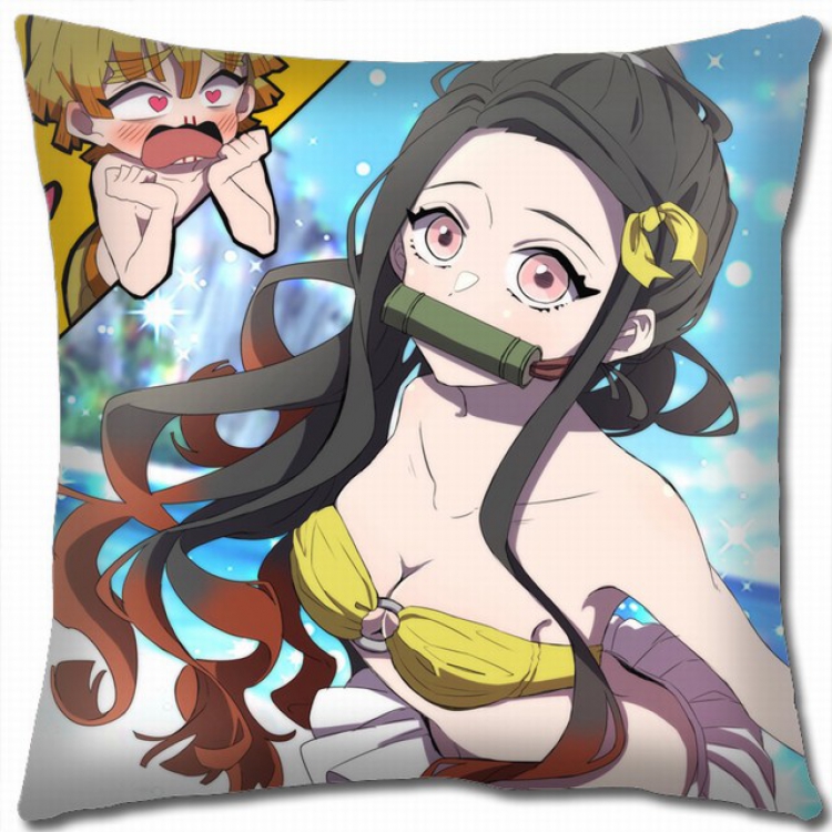 Demon Slayer Kimets Double-sided full color pillow cushion 45X45CM G4-102 NO FILLING
