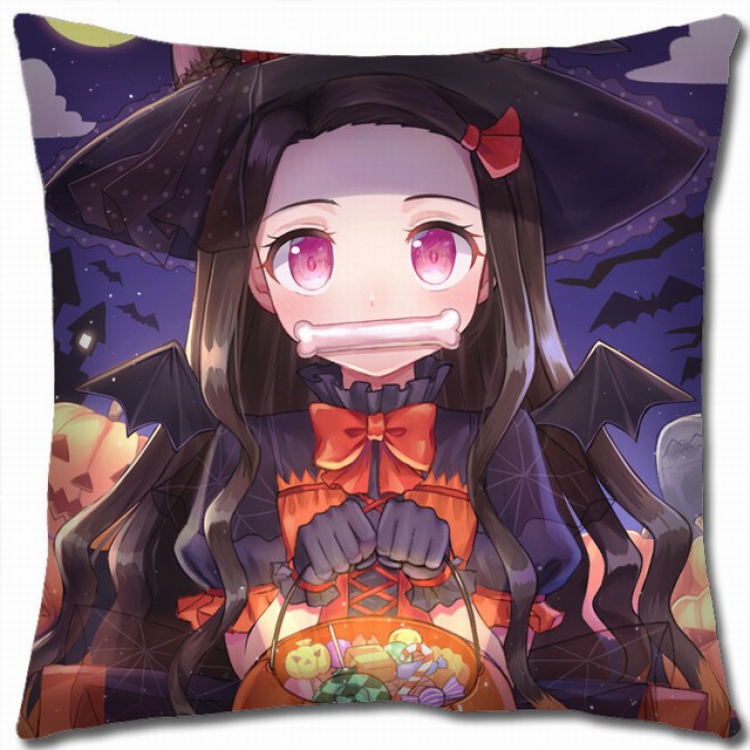 Demon Slayer Kimets Double-sided full color pillow cushion 45X45CM G4-105 NO FILLING