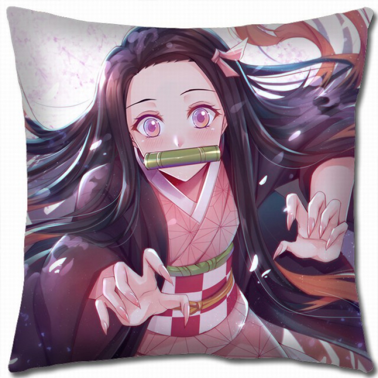 Demon Slayer Kimets Double-sided full color pillow cushion 45X45CM G4-107 NO FILLING