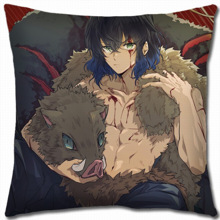 Demon Slayer Kimets Double-sided full color pillow cushion 45X45CM G4-90 NO FILLING