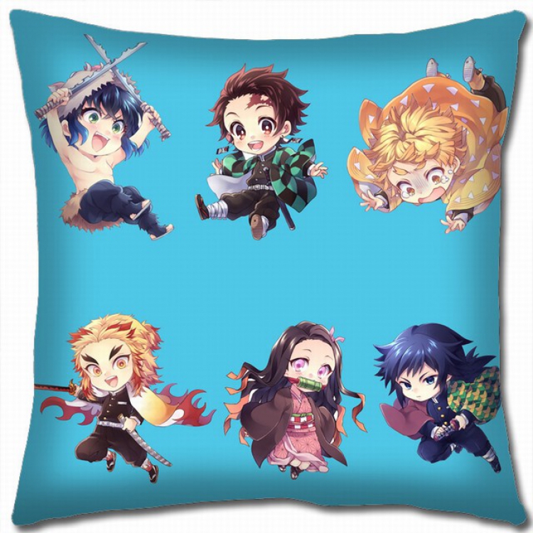 Demon Slayer Kimets Double-sided full color pillow cushion 45X45CM G4-203 NO FILLING