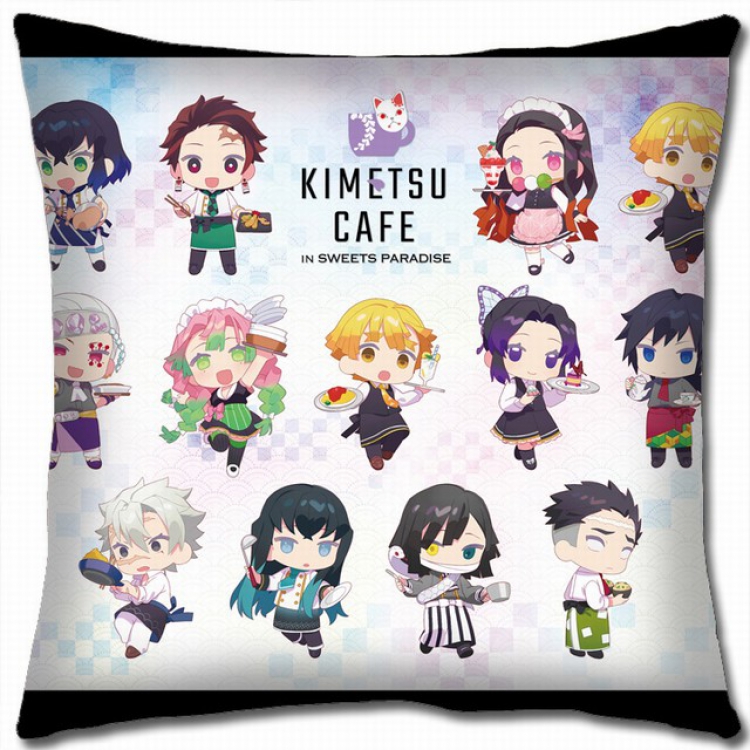 Demon Slayer Kimets Double-sided full color pillow cushion 45X45CM G4-207 NO FILLING