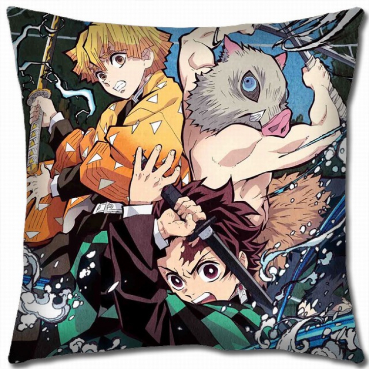 Demon Slayer Kimets Double-sided full color pillow cushion 45X45CM G4-205 NO FILLING