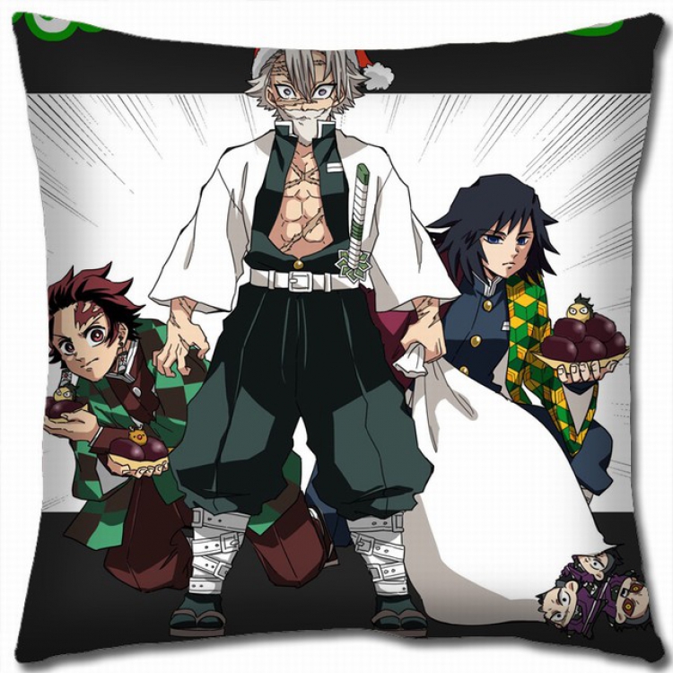 Demon Slayer Kimets Double-sided full color pillow cushion 45X45CM G4-209 NO FILLING