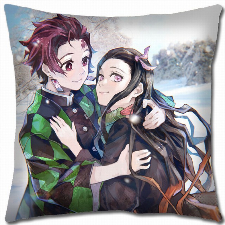 Demon Slayer Kimets Double-sided full color pillow cushion 45X45CM G4-210 NO FILLING