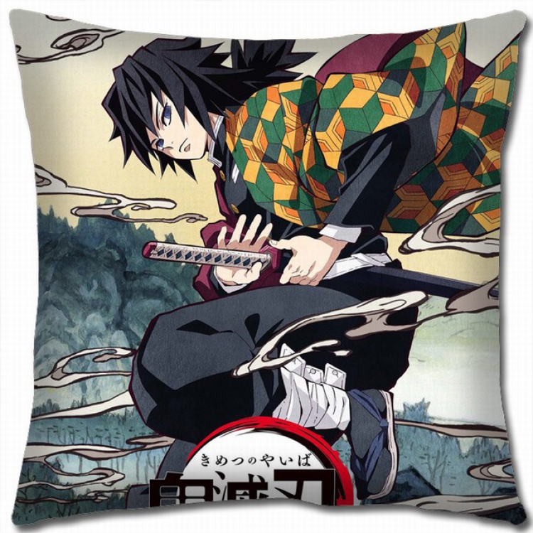 Demon Slayer Kimets Double-sided full color pillow cushion 45X45CM G4-214 NO FILLING