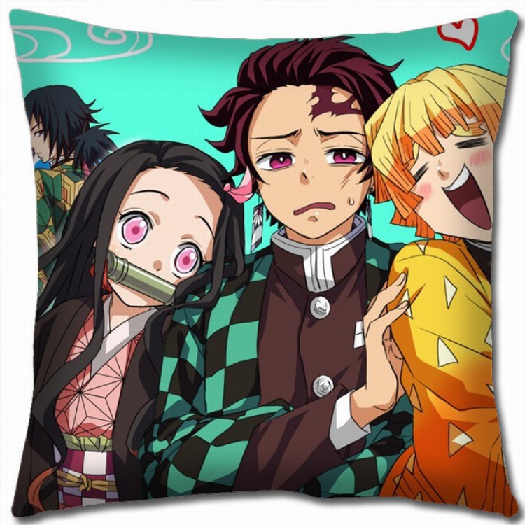 Demon Slayer Kimets Double-sided full color pillow cushion 45X45CM G4-216 NO FILLING