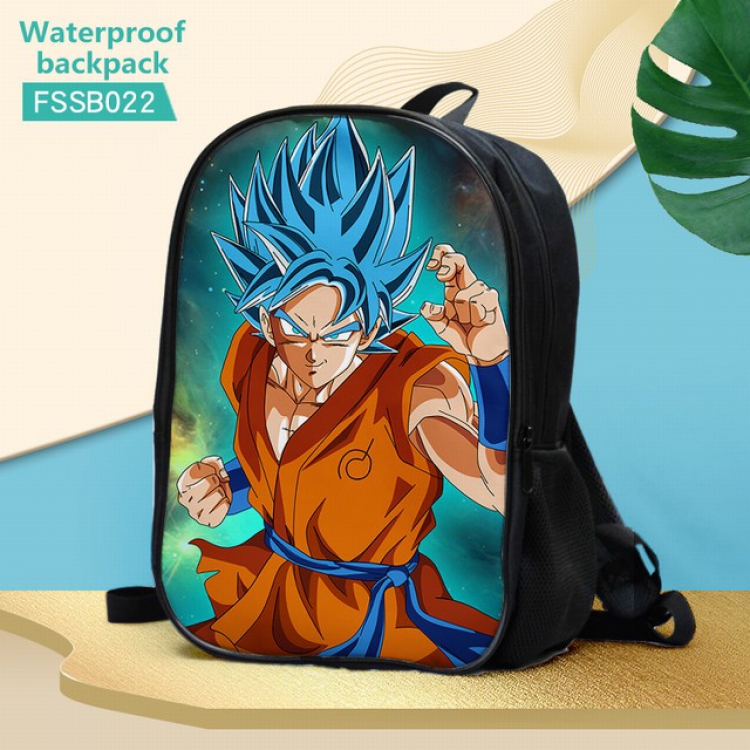 Dragon Ball Waterproof Backpack 30X17X40CM 0.5KG-FSSB022