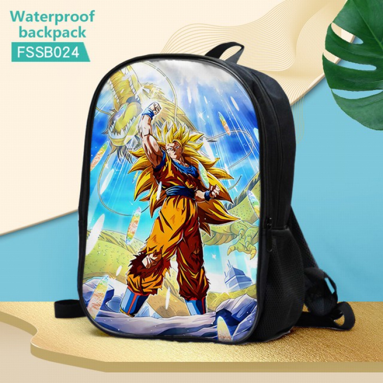 Dragon Ball Waterproof Backpack 30X17X40CM 0.5KG-FSSB024