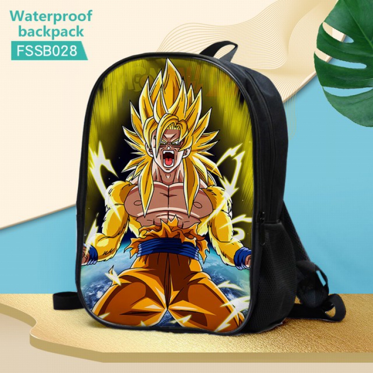 Dragon Ball Waterproof Backpack 30X17X40CM 0.5KG-FSSB028