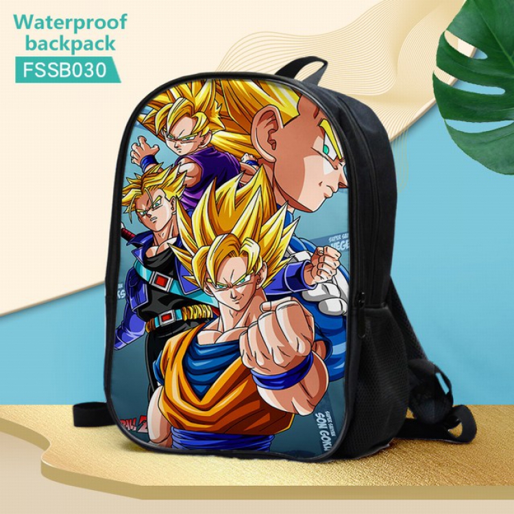 Dragon Ball Waterproof Backpack 30X17X40CM 0.5KG-FSSB030