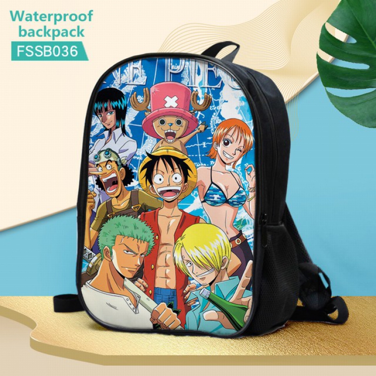 One Piece Waterproof Backpack 30X17X40CM 0.5KG-FSSB036