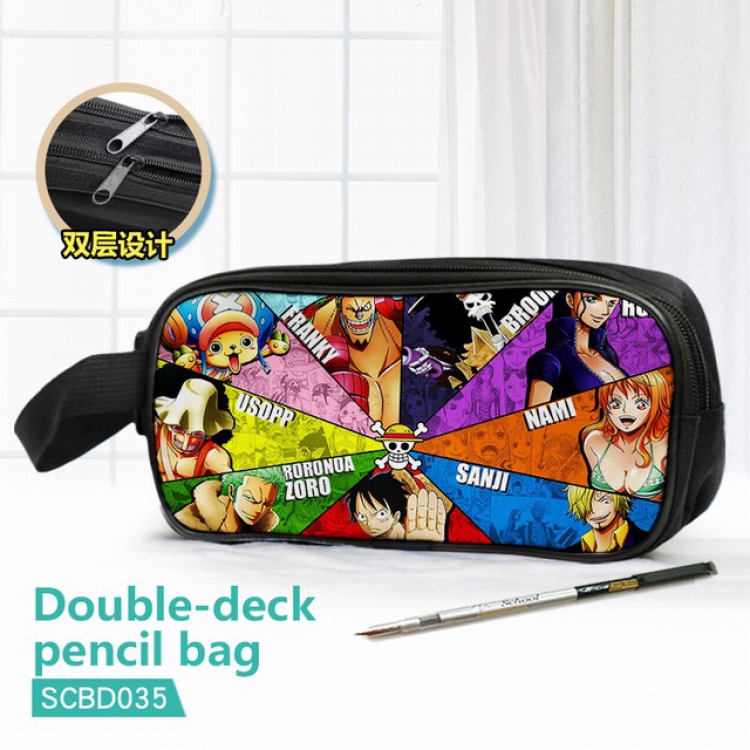 One Piece Double waterproof pencil case 25X7X12CM-SCBD035