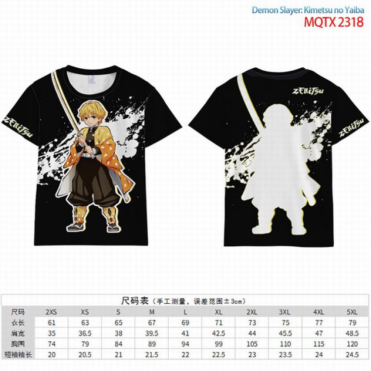 Demon Slayer Kimets Full color short sleeve t-shirt 10 sizes from 2XS to 5XL MQTX-2318
