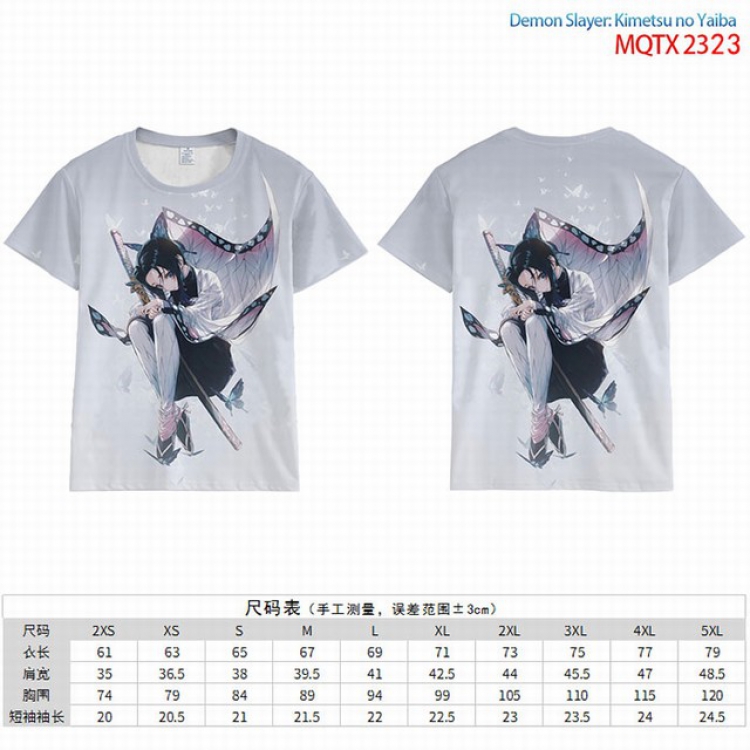 Demon Slayer Kimets Full color short sleeve t-shirt 10 sizes from 2XS to 5XL MQTX-2323