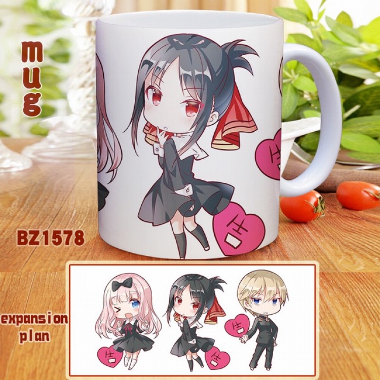 Kaguya-sama wa kokurasetai Full color printed mug Cup Kettle BZ1578