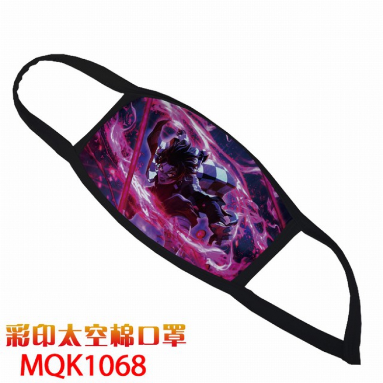 Demon Slayer Kimets Color printing Space cotton Masks price for 5 pcs MQK1068