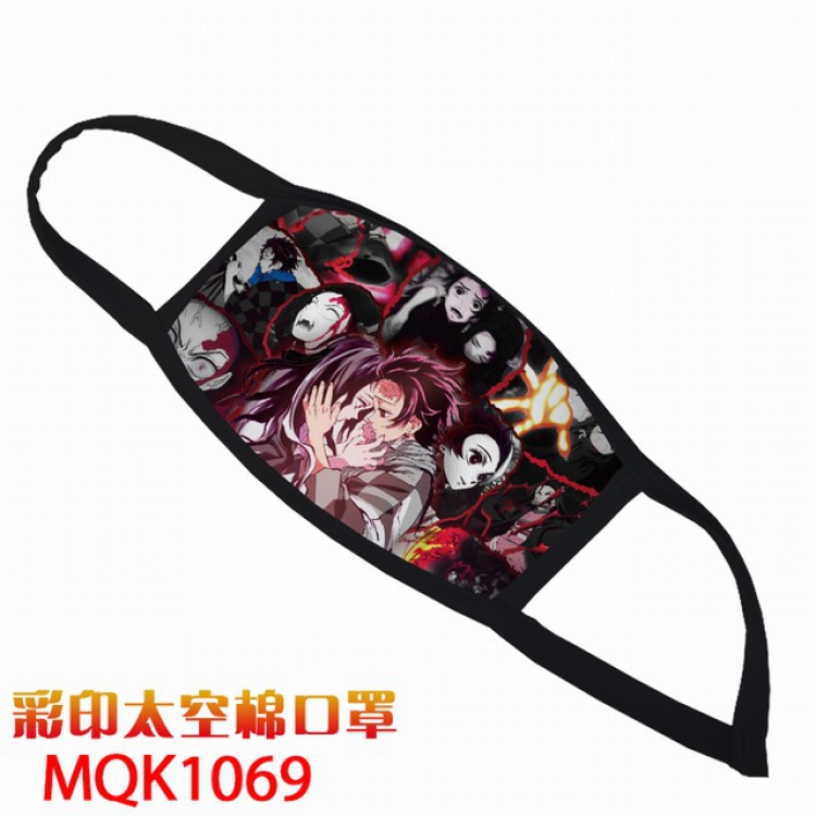 Demon Slayer Kimets Color printing Space cotton Masks price for 5 pcs MQK1069