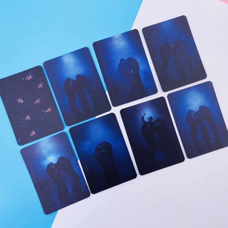 BTS Photo small cards waterproof cards 7X10CM 17G price for 5 sets