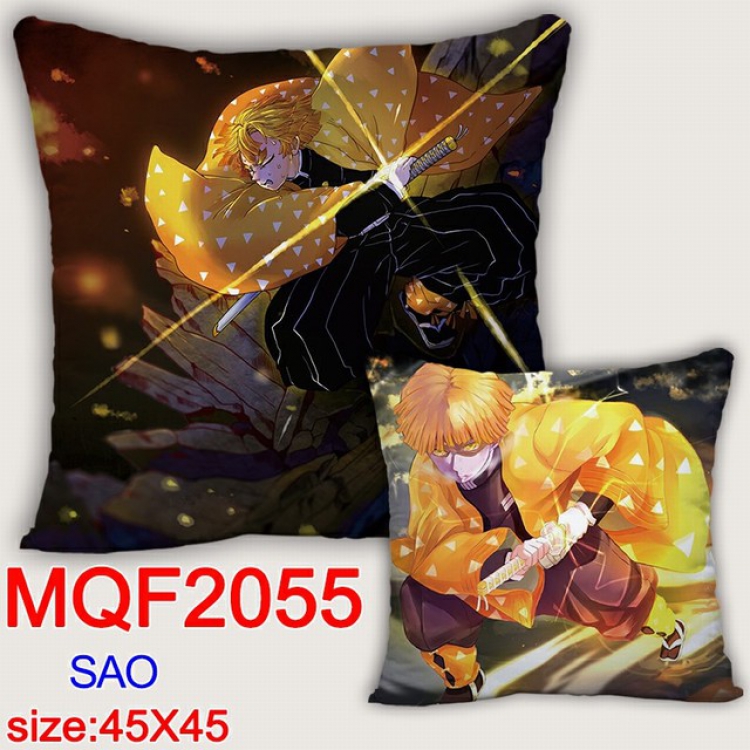 Demon Slayer Kimets Double-sided full color pillow dragon ball 45X45CM MQF 2055 NO FILLING