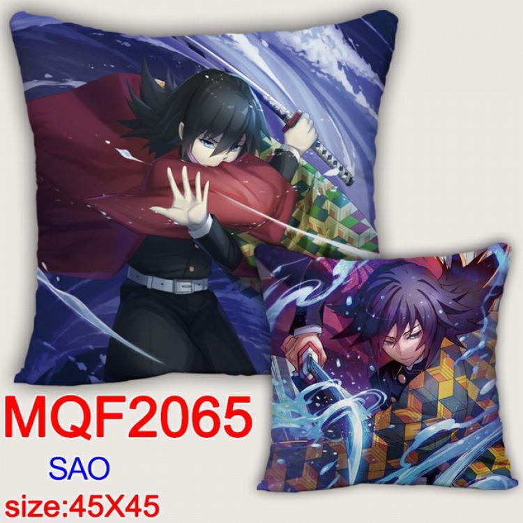 Demon Slayer Kimets Double-sided full color pillow dragon ball 45X45CM MQF 2065 NO FILLING