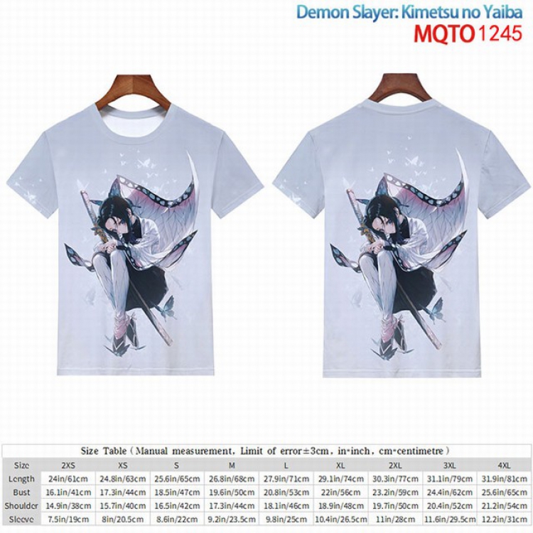 Demon Slayer Kimets Full color short sleeve t-shirt 9 sizes from 2XS to 4XL MQTO-1245