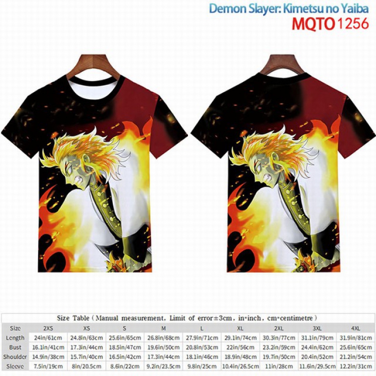 Demon Slayer Kimets Full color short sleeve t-shirt 9 sizes from 2XS to 4XL MQTO-1256