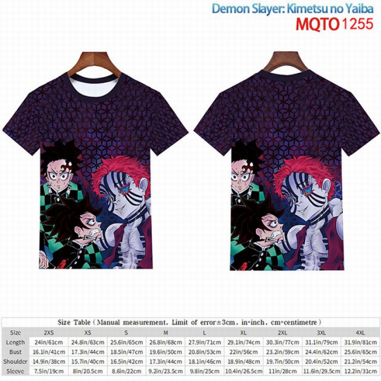 Demon Slayer Kimets Full color short sleeve t-shirt 9 sizes from 2XS to 4XL MQTO-1255