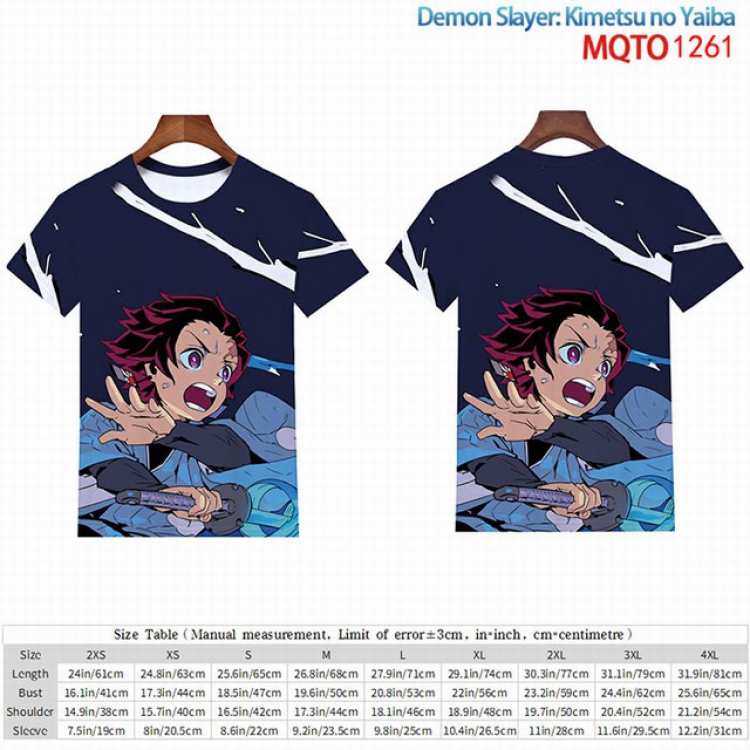 Demon Slayer Kimets Full color short sleeve t-shirt 9 sizes from 2XS to 4XL MQTO-1261