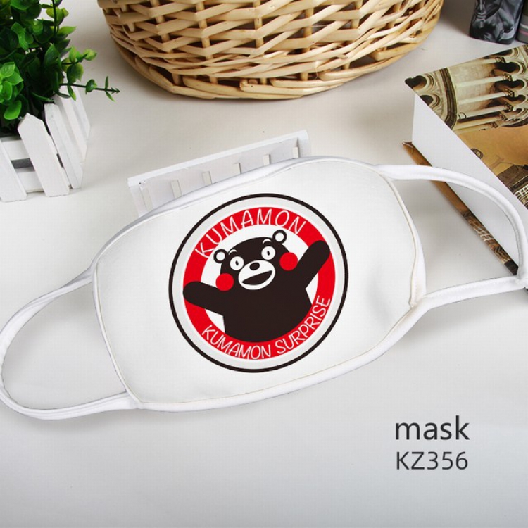 Kumamon Color printing Space cotton Mask price for 5 pcs KZ356