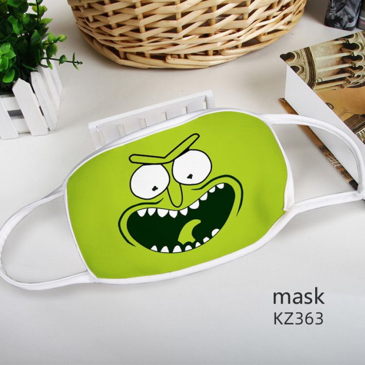 Rick and Morty Color printing Space cotton Mask price for 5 pcs KZ363