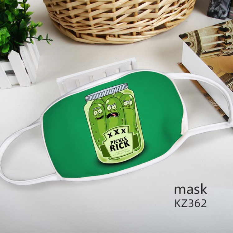 Rick and Morty Color printing Space cotton Mask price for 5 pcs KZ362
