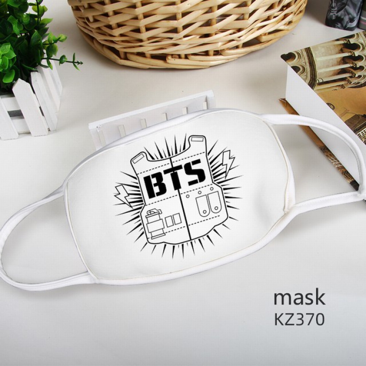 BTS Color printing Space cotton Mask price for 5 pcs KZ370
