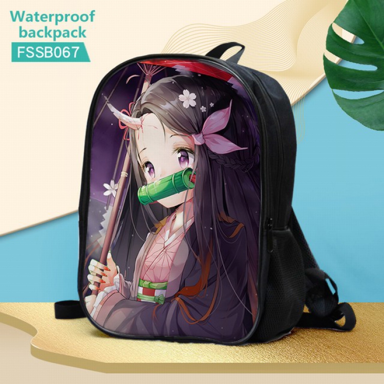 Demon Slayer Kimets Waterproof Backpack 30X17X40CM 0.5KG-FSSB067