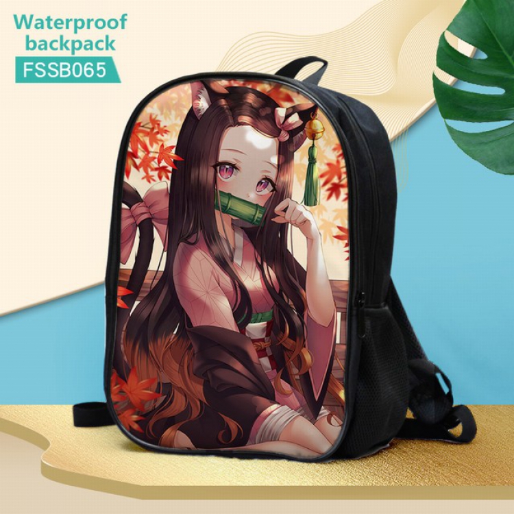 Demon Slayer Kimets Waterproof Backpack 30X17X40CM 0.5KG-FSSB065