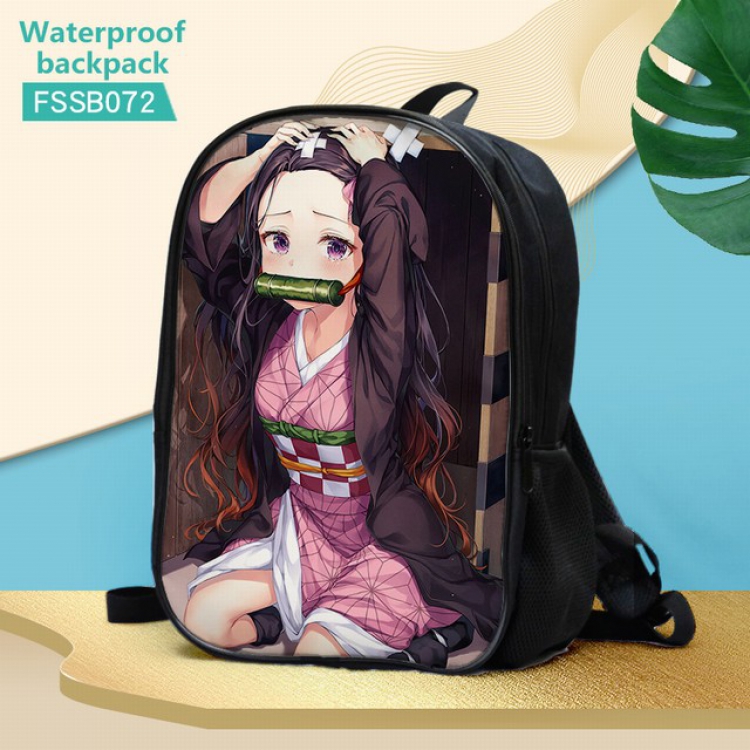 Demon Slayer Kimets Waterproof Backpack 30X17X40CM 0.5KG-FSSB072