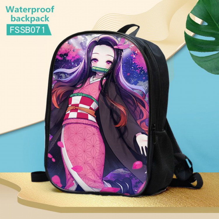 Demon Slayer Kimets Waterproof Backpack 30X17X40CM 0.5KG-FSSB071