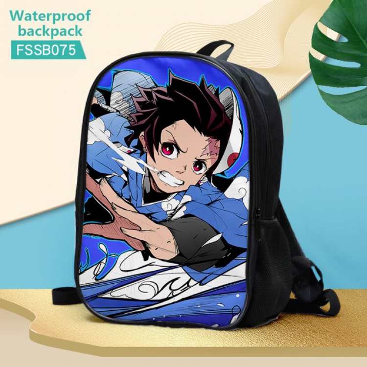 Demon Slayer Kimets Waterproof Backpack 30X17X40CM 0.5KG-FSSB075