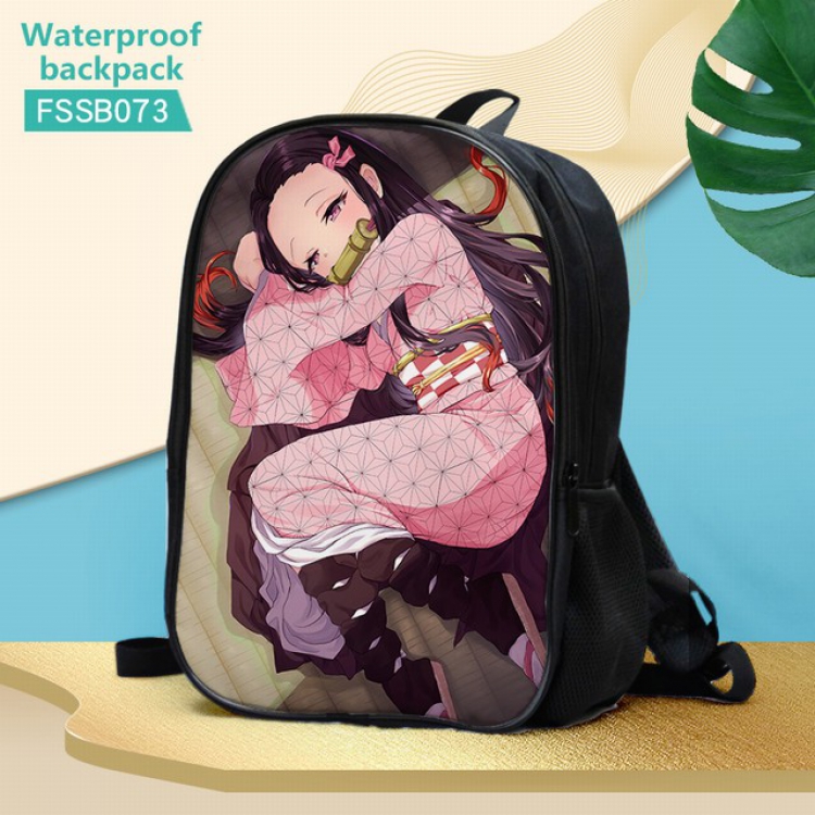 Demon Slayer Kimets Waterproof Backpack 30X17X40CM 0.5KG-FSSB073