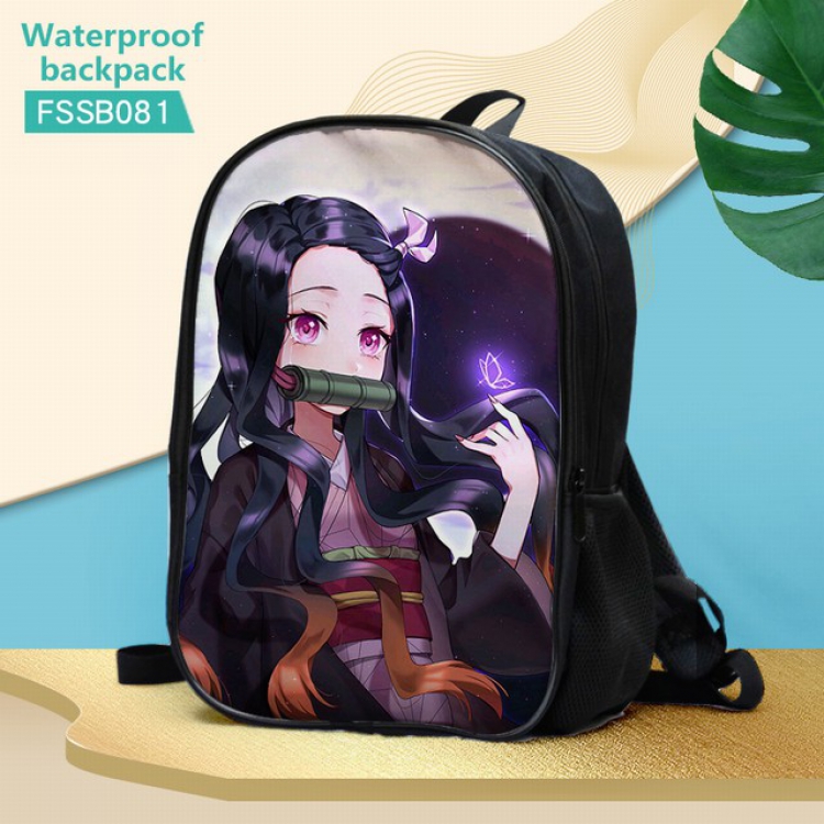 Demon Slayer Kimets Waterproof Backpack 30X17X40CM 0.5KG-FSSB081