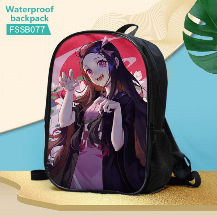 Demon Slayer Kimets Waterproof Backpack 30X17X40CM 0.5KG-FSSB077