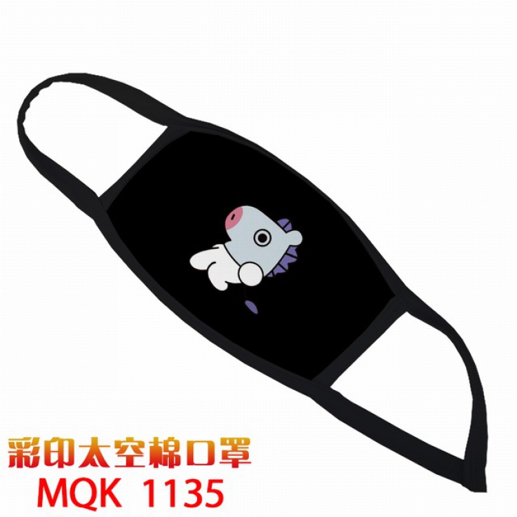 BTS Color printing Space cotton Masks price for 5 pcs MQK1135