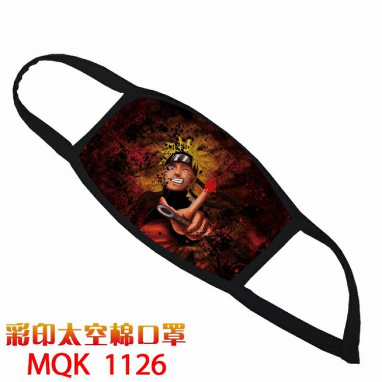 Naruto Color printing Space cotton Masks price for 5 pcs MQK1126