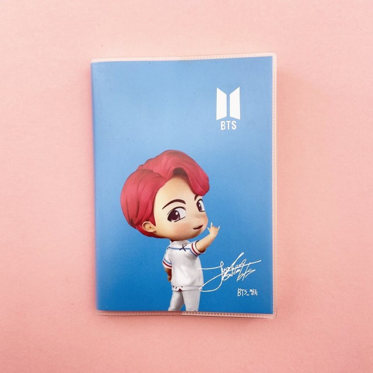 BTS Korean celebrity RM Cartoon notebook diary 9.5X13CM75G a set price for 5 pcs